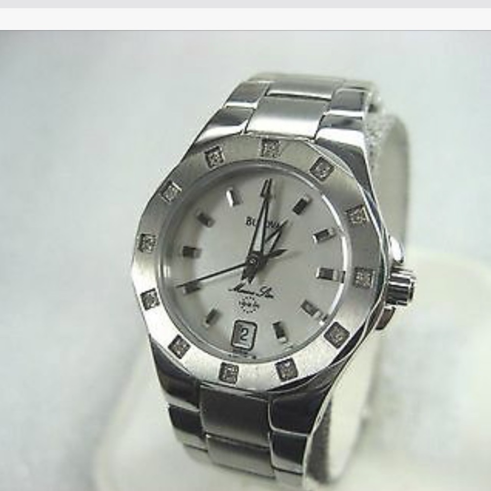 Bulova Real Diamonds Ladies Casual Watch.